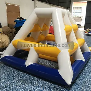Factory Price Inflatable Floating Water Tower Water Park Toys Iceberg Climbing Tower Inflatable Climbing Water Tower Hot Sale Wa