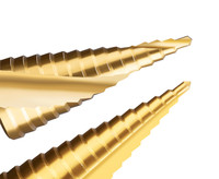 4-32mm HSS Titanium Step Pagoda Drill Foret de scène conique à grande vitesse pour outils électriques en métal et en bois
