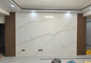 Panel de pared de PVC interior moderno, lámina de mármol UV para decoración impermeable - Product Image 2