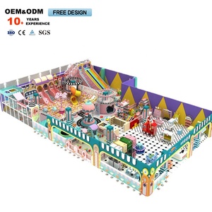 Equipo de Juegos Infantiles Personalizado con Temática de Castillo Azul para Interiores, de 500 a 700 Metros Cuadrados, Venta al por Mayor - Product Image 2
