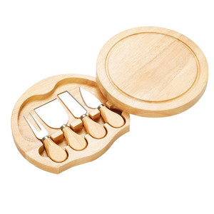 <b>Cheese</b> <b>knife</b> <b>set</b> (4 pieces): cake fork, <b>cheese</b> spatula, butter <b>knife</b>, pizza spatula, metal and wooden handle <b>set</b>, supplied by - Product Image 3