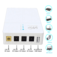 WGP Vente en gros Mini UPS 13500mAh compatible QC 3.0, Prix pour commande en gros, Mini onduleur à alimentation rapide 5V 12V 9V pour routeur Wi-Fi