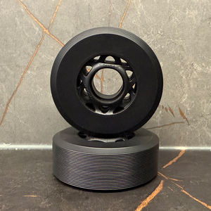 Roues de <span class=keywords><strong>patin</strong></span> à roulettes en ligne à haute dureté de rebond impression personnalisée matériau PU Durable de 74mm pour <span class=keywords><strong>lit</strong></span> de réformateur de Pilates à grande vitesse - Product Image 1