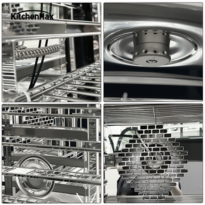 KitchenMax Professional <b>Baking</b> Oven With Stainless Steel Rack 10-<b>Tray</b> Convection for Commercial Bakery KM-201B Oven KM-201 - Product Image 5
