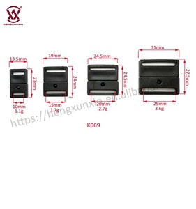 Hebilla de liberación rápida lateral de plástico negro duradero de 20mm Cordón Clip DE SEGURIDAD <span class=keywords><strong>Breakaway</strong></span> - Product Image 6