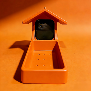 Casetta per Uccelli da Esterno in Plastica Resistente Stile Nordico Moderno con Vassoio per Semi Impermeabile Design Sospeso per Cardinali, Passeri e Colibrì - Product Image 4