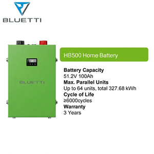 <span class=keywords><strong>Inversor</strong></span> Monofásico Fuera de Red BLUETTI HV10K de 10kW con Batería LiFePO4 HB500 de 5.12kWh, Expandible a 327kWh, Kit Solar para el Hogar - Product Image 2