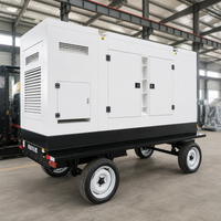 Générateur diesel Bofa 100 kVA 150 kVA 200 kVA 250 kVA 25 kVA 30 kVA 40 kVA 50 kVA 60 kVA avec remorque, générateur diesel silencieux mobile