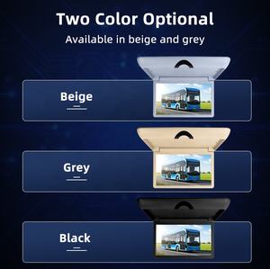 バス用テレビスクリーン19.5インチフリップダウンバスコーチ屋根モニターUSBメディアプレーヤー機能エンターテインメントモニター - Product Image 4