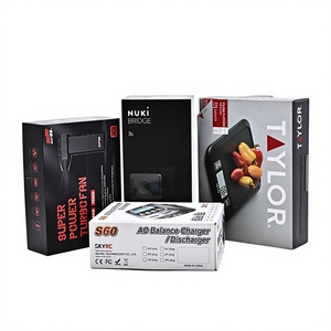 Boîte d'emballage pour électronique 3C avec logo personnalisé, boîte en carton recyclable écologique pour accessoires de casque et de batterie externe - Product Image 1