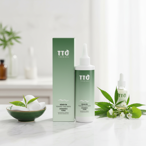 Tónico Facial Orgánico Premium TTO, 200 ml, con Aceite de Semillas de Cáñamo, Centella Asiática, Niacinamida y Aceite de Árbol de Té, Exfoliante - Product Image 3
