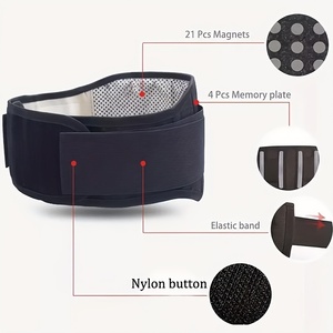 Ajustável auto aquecimento terapia magnética costas e cintura suporte cinto volta cinta massagem corpo cuidados cinto - Product Image 3
