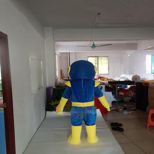 Usine En Gros Bleu <span class=keywords><strong>Robot</strong></span> Futur <span class=keywords><strong>Robot</strong></span> Personnalisé <span class=keywords><strong>Bot</strong></span> Mascotte et Poupées Imprimer Poupée - Product Image 3