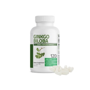 Complément alimentaire pour la santé du cerveau, complément à base de plantes Ginkgo Biloba pour la fonction cérébrale et la mémoire, 120 capsules végétariennes de feuilles de Ginkgo - Product Image 3