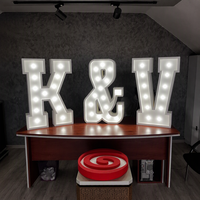 Enseigne lumineuse LED vintage personnalisée OEM DakeSign Factory, lettres 3D illuminées, décor mural pour bar, café, restaurant
