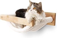 Hamac mural pour chat, lits et perchoirs pour chatons, meubles en bois pour chats, étagères murales stables pour dormir et jouer