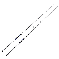 Canne à pêche JGR050 en carbone Toray 1 section, diverses couleurs, avec porte-moulinet Fuji et anneaux Fuji, pour la pêche au jigging du thon