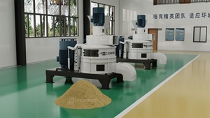 Hindistan cevizi kabuğu pirinç kabuğu 1000 kg/saat un değirmeni kırma bambu ahşap tozu yapma makinesi - Product Image 4