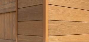 Revêtement mural extérieur en fibre <span class=keywords><strong>de</strong></span> <span class=keywords><strong>ciment</strong></span> à grain <span class=keywords><strong>de</strong></span> bois <span class=keywords><strong>de</strong></span> 4x8 pouces Revêtement peint pour panneaux <span class=keywords><strong>de</strong></span> <span class=keywords><strong>ciment</strong></span> - Product Image 3