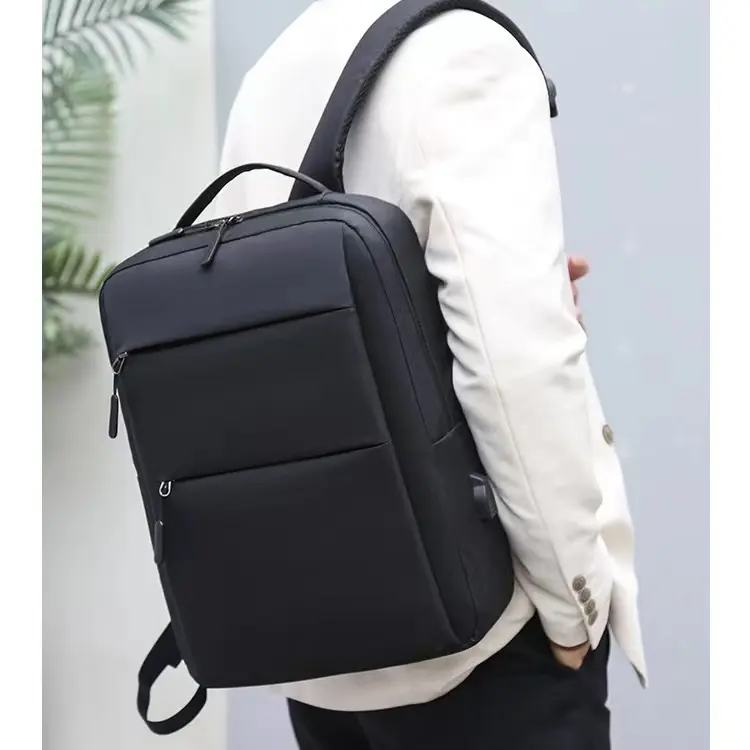 Novo estilo de design Multi-funcional usb preto faculdade mochila de viagem mochila Laptop Sacos para homens