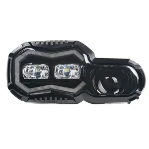 ASEND Emark led headlight 45W with white halo DRL for BMW F650GS F800GS F700GS F650FS F800R motorcycle body parts accessories