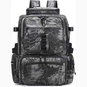 Échantillon gratuit : Sac à dos de pêche avec boîte à accessoires, sac à dos de pêche multi-poches avec porte-canne à pêche, résistant à l'eau - Product Image 4