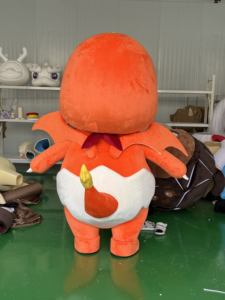 Chama Dinossauro Mascote Unisex <span class=keywords><strong>Mascot</strong></span> Costume Carnaval para Cosplay e Festa Cartoon Costume Espuma Esculpida Mascotes Dos Desenhos Animados - Product Image 4