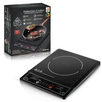 Cuisinière à induction portable électrique à brûleur unique 2000W, multifonctionnelle pour la maison, cuisinière à induction pour sautés rapides