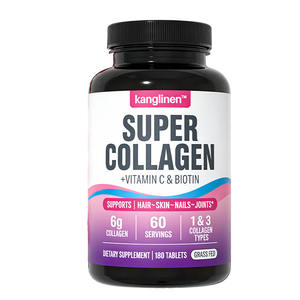 OEM Private Label Kollagen Supplement Kollagen Tabletten für Frauen Kollagen Tabletten für Haar nägel Haut gesundheit - Product Image 1