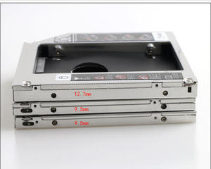 <span class=keywords><strong>Caddy</strong></span> Universale per SSD/HDD SATA 3.0 da 9mm, 9.5mm, 12.7mm per Alloggiamento CD/DVD-ROM in Lega di Alluminio e Magnesio - Product Image 3