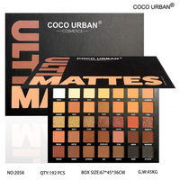 Nouvelle palette de fards à paupières 35 couleurs, finitions mates et scintillantes, tons orange et noir européens et américains, maquillage de scène vibrant