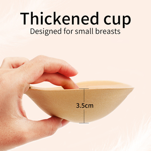 Thai femmes Sexy nouveau soutien-gorge collant Offre Spéciale dos <span class=keywords><strong>nu</strong></span> Invisible rembourré tasse pleine tasse avec poids d'air Push-Up sans couture rassemblement soutien-gorge - Product Image 2