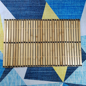 Tapis <span class=keywords><strong>de</strong></span> bain rectangulaire en bambou avec 80x50cm, antidérapant et à lamelles, tapis <span class=keywords><strong>de</strong></span> douche et <span class=keywords><strong>de</strong></span> bain pliant - Product Image 5