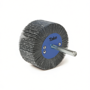 Disque à lamelles abrasif Ttake 60x30 mm, tige de 6 mm, grain 120 pour le meulage des métaux - Product Image 2
