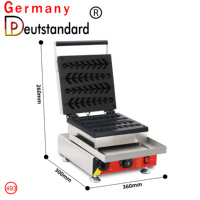 Gaufrier commercial en forme de gaufre sucette gaufrier arbre faisant la machine