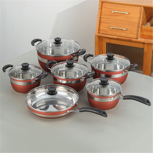 <span class=keywords><strong>Vendita</strong></span> diretta in fabbrica pentola per zuppa in acciaio inossidabile Set <span class=keywords><strong>pentole</strong></span> e padelle Set di <span class=keywords><strong>pentole</strong></span> e <span class=keywords><strong>pentole</strong></span> antiaderenti - Product Image 4