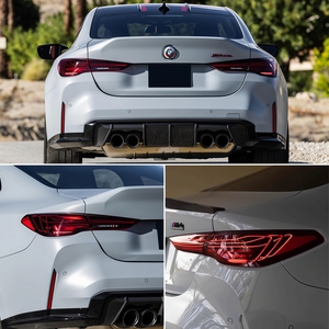 Feux arrière LED <span class=keywords><strong>laser</strong></span> rouges <span class=keywords><strong>pour</strong></span> BMW Série 4 G22 G82 G26 425i 430i 2020-2024 avec signal dynamique <span class=keywords><strong>de</strong></span> freinage et <span class=keywords><strong>stop</strong></span> arrière - Product Image 2