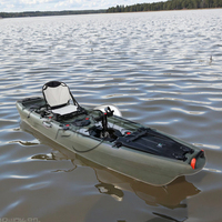 Vente directe d'usine de haute qualité 11.8FT Pedal Drive Kayak de pêche accepter la couleur personnalisée
