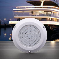 IP68 haute lumen rvb LED piscine lumière 12V entrée étanche couleur unique avec couverture de PC utiliser des bateaux étangs de natation sous-marins marins