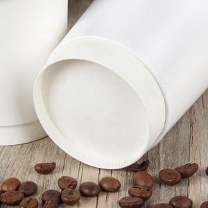 <strong>Eco</strong> Friendly Disposable Insulated Hot Drink 8oz Double Wall Coffee Pla <strong>Paper</strong> <strong>Cups</strong> Blank with Sleeve and Lid - Product Image 5