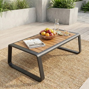 <span class=keywords><strong>Mesa</strong></span> Auxiliar Moderna <span class=keywords><strong>de</strong></span> Aluminio para Exteriores, para Conjunto <span class=keywords><strong>de</strong></span> Sofás, <span class=keywords><strong>Mesa</strong></span> <span class=keywords><strong>de</strong></span> Jardín <span class=keywords><strong>de</strong></span> Lujo con Madera Plástica, Sofá Seccional para Exteriores con <span class=keywords><strong>Mesa</strong></span> <span class=keywords><strong>de</strong></span> <span class=keywords><strong>Centro</strong></span> - Product Image 1