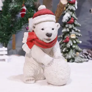 Новогодние Медведи Белые Мультяшные