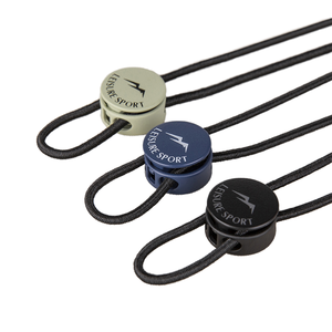 Stoppeur de cordon réglable <span class=keywords><strong>SANKO</strong></span> en alliage de zinc sans nickel, boucle de verrouillage élastique ronde fixe pour cordon de serrage, vente en gros pour vêtements - Product Image 1