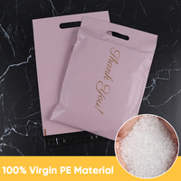 Sacs d'expédition en LDPE avec poignée, personnalisables avec logo, pour colis postaux et coursiers – Merci pour votre commande
