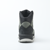 Bottes de neige imperméables pour hommes, chaussures de randonnée, dessus en cuir suédé, semelle en caoutchouc antidérapante, chaussures décontractées d'hiver