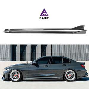 BMW 3シリーズ G20 2019-2021 325i 330i M340i 2019-2025用 M340i カーボンファイバー ADスタイル サイドスカート カーボンファイバー サイドバンパーリップ - Product Image 1