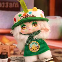 KIMMON Plush Blind Box Cute Kimmon Let Cafe Series Stuffed Doll Kawaii Mystery Plush Toys Collectible Birthday Gift Made China