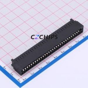 5530843-7 Gold Finger Connector Through hole Component (THT),P=2.54mm Connector 2.54mm 60P Through Hole Phosphor Bronze - Product Image 1