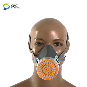 Haute qualité confort soudage industriel demi-<span class=keywords><strong>masque</strong></span> unique <span class=keywords><strong>filtre</strong></span> à charbon <span class=keywords><strong>actif</strong></span> chimique anti nocif respirateur <span class=keywords><strong>masque</strong></span> à gaz - Product Image 3