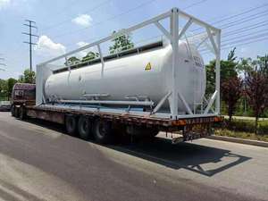 Conteneur-citerne ISO de 20 pieds non vendu pour le stockage et le transport de carburant et de liquides, 25 m³, en acier au carbone, transportable, <span class=keywords><strong>prix</strong></span> abordable - Product Image 4